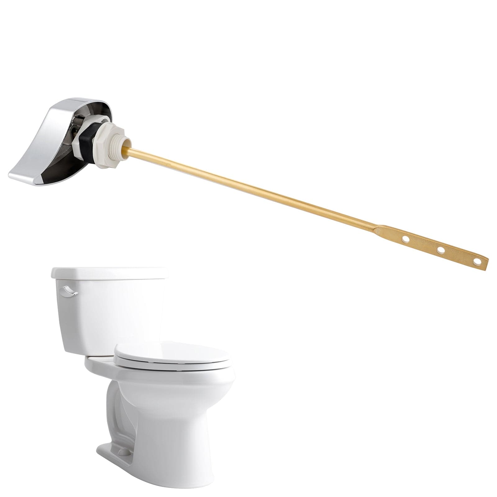Hibbent Toilet Tank Levers Hibbent Toilet Handle Replacement Compatible with TOTOTHU004-CP Trip Lvr for ST701, CST854, CST884,Side Mount Toilet Flush Handle, Flush Tank Lever, Chrome Hibbent Toilet Handle Replacement Compatible with TOTOTHU004-CP Trip Lvr for ST701, CST854, CST884,Side Mount Toilet Flush Handle, Flush Tank Lever, Chrome