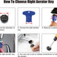 Hibbent 龙头配件 12 Pcs Cache Aerators with Key Removal Wrench Tool Cache Aerators Replacement Tap Aerators Flow Restrictor