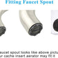 Hibbent 龙头配件 12 Pcs Cache Aerators with Key Removal Wrench Tool Cache Aerators Replacement Tap Aerators Flow Restrictor