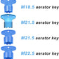 Hibbent 龙头配件 12 Pcs Cache Aerators with Key Removal Wrench Tool Cache Aerators Replacement Tap Aerators Flow Restrictor