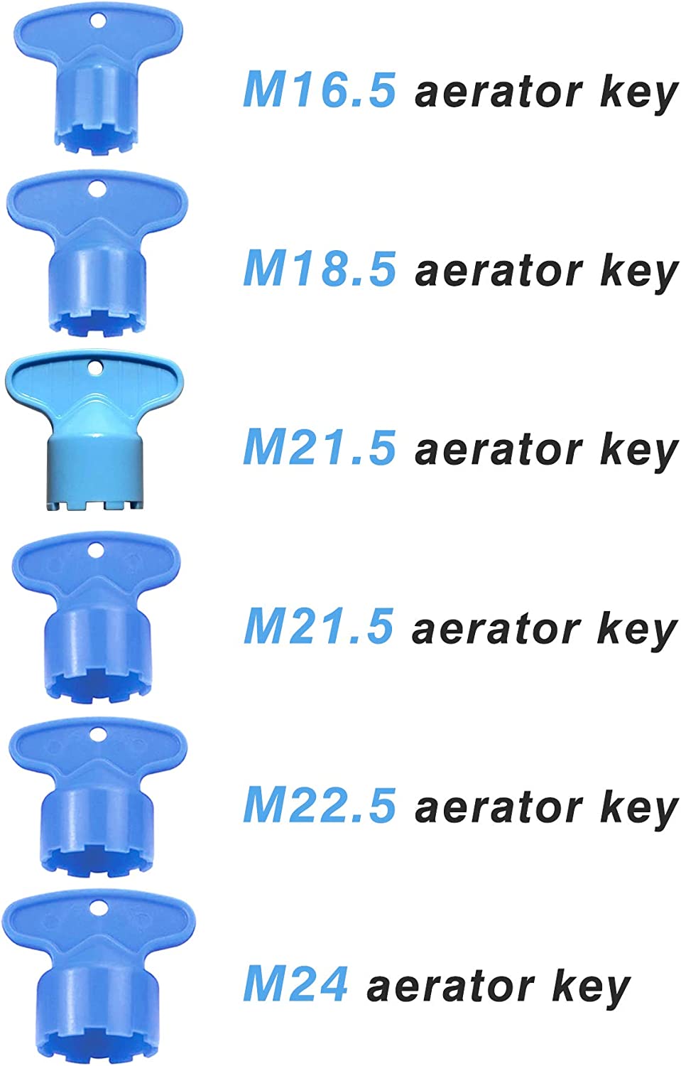 Hibbent 龙头配件 12 Pcs Cache Aerators with Key Removal Wrench Tool Cache Aerators Replacement Tap Aerators Flow Restrictor
