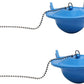 Hibbent 浮球活栓与挡板 Hibbent 2 Pack Toilet Flapper Replacement, Compatible with Gerber 99-788, 3 Inch Flapper Replacement Water Saving - Blue