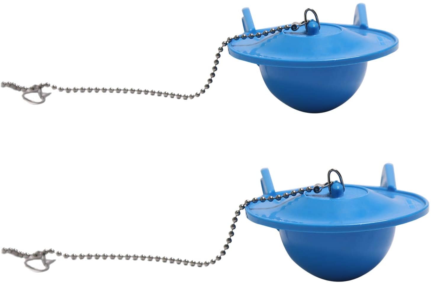 Hibbent 浮球活栓与挡板 Hibbent 2 Pack Toilet Flapper Replacement, Compatible with Gerber 99-788, 3 Inch Flapper Replacement Water Saving - Blue