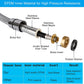 Hibbent 花洒 Hibbent All Metal Extra Long Shower Head Hose 119 inches (9.8 FT) Replacement Parts