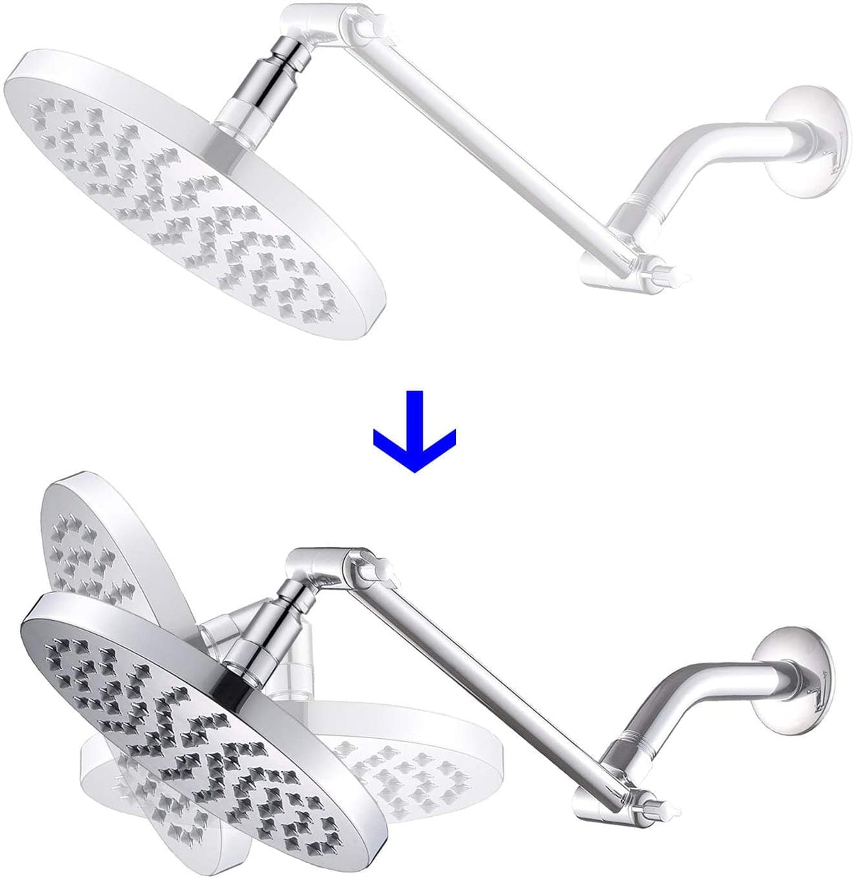 Hibbent Shower Head Swivel Ball Adapter Shower Parts Ball Joint Adjust Hibbent Shop