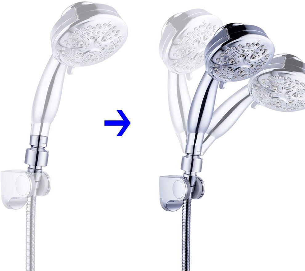 Hibbent Shower Head Swivel Ball Adapter Shower Parts Ball Joint Adjust