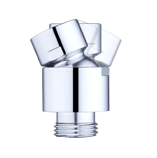 Hibbent 花洒 Hibbent Shower Head Swivel Ball Adapter Shower Parts Ball Joint Adjustable Shower Arm Connector