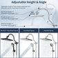 Hibbent 花洒 Hibbent Thickness Metal Rain Shower Head Combo Rainfall Shower Head & High Pressure Handheld Showerhead 12'' Adjustable Curved Extension Arm 7 Settings