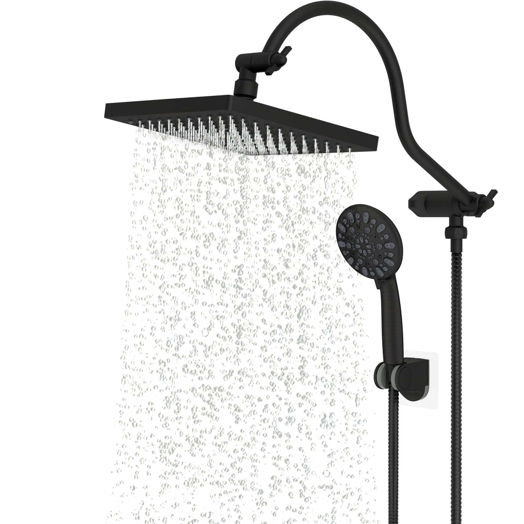 Hibbent All Metal Shower Head,10'' High Pressure Rainfall Shower Head/ —  CHIMIYA