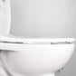 Hibbent 马桶/坐便器 Hibbent Toilet Seat Bumpers X 10 Pieces Universal Toilet Seat Buffer Toilet Lid Rubber Bumpers