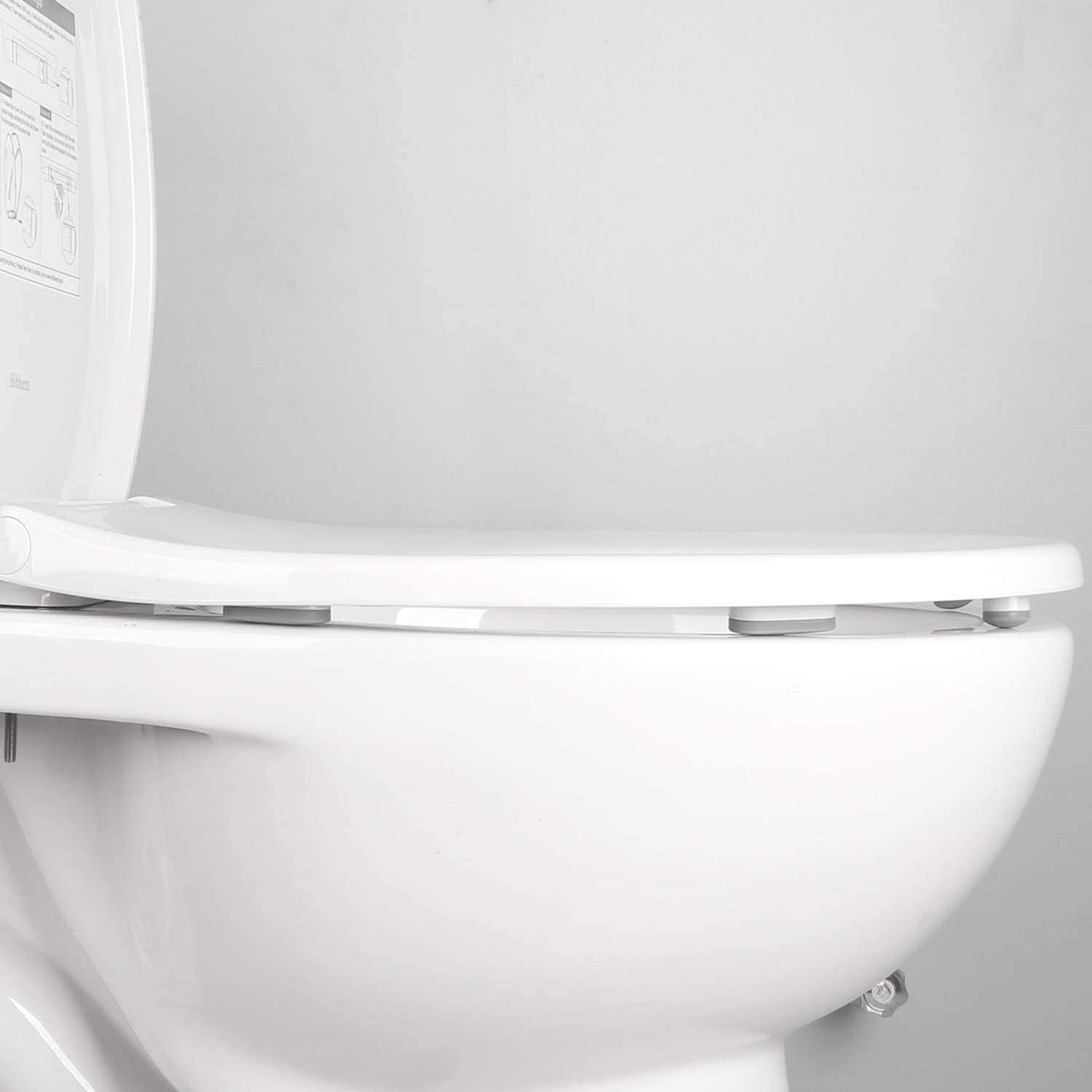 Hibbent 马桶/坐便器 Hibbent Toilet Seat Bumpers X 10 Pieces Universal Toilet Seat Buffer Toilet Lid Rubber Bumpers