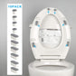 Hibbent 马桶/坐便器 Hibbent Toilet Seat Bumpers X 10 Pieces Universal Toilet Seat Buffer Toilet Lid Rubber Bumpers
