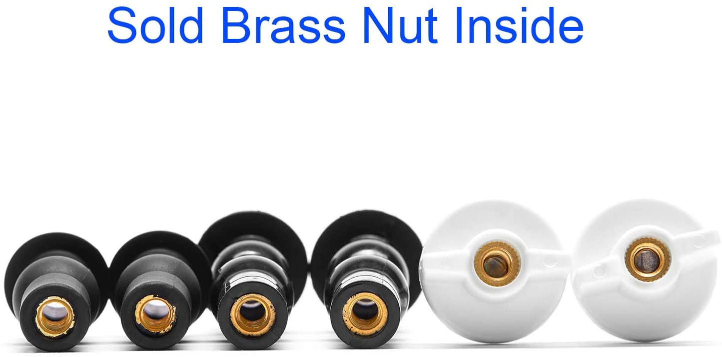 Hibbent 马桶盖 Hibbent Universal Toilet Parts Kit Toilet Seat Replacement Toilet Seat Screws and Bolts (5 Choices)