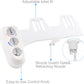 Hibbent Bidet Hibbent Attachable Bidet with Self Cleaning Dual Nozzle Hot and Cold Water Bidet Sprayer - 2000