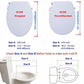Hibbent Bidet Seat Hibbent Bidet Toilet Seat Non-Electric Bidet Toilet Attachments with Dual Nozzles - SC206/208