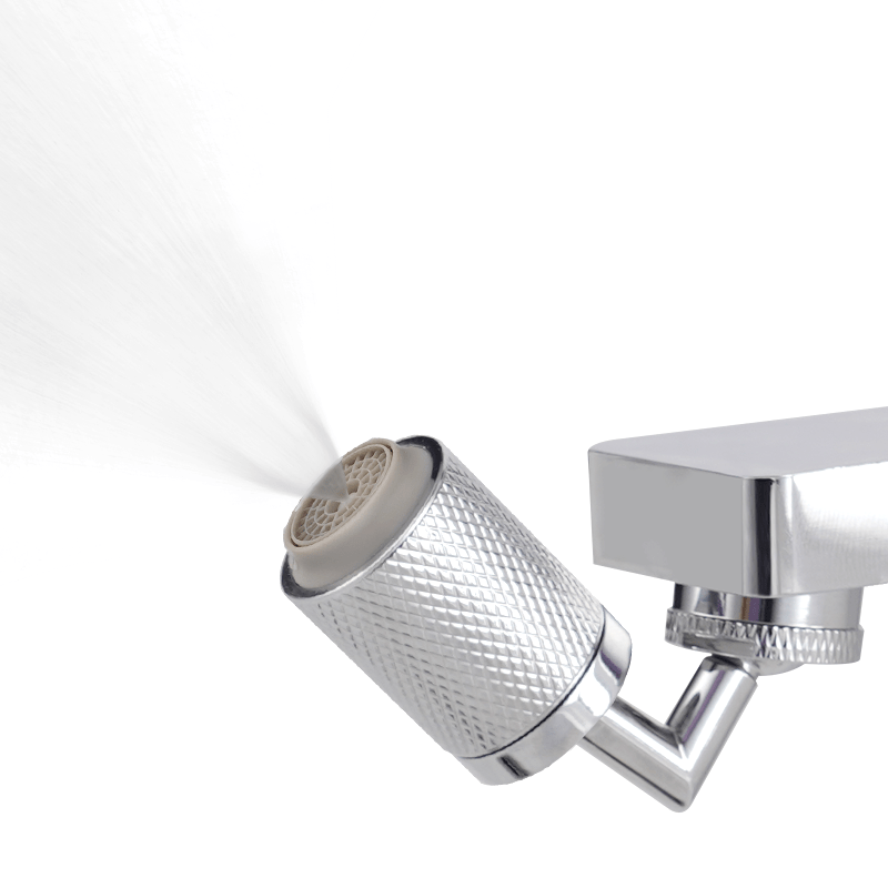 Hibbent Faucet Aerator Hibbent 720° Angle Kitchen Faucet Aerator Bathroom Sink Spray Aerator with Dual Function