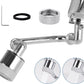 Hibbent Faucet Aerator Pre-Sale Hibbent 1080 Degree Big Angle Swivel Faucet Aerator Dual Function 2-Flow Kitchen Sink Tap Aerator - Chrome