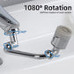 Hibbent Faucet Aerator Pre-Sale Hibbent 1080 Degree Big Angle Swivel Faucet Aerator Dual Function 2-Flow Kitchen Sink Tap Aerator - Chrome