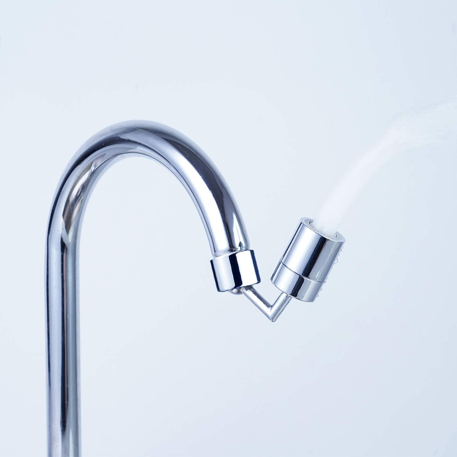 Hibbent Hibbent Faucet Aerator 720 ° Angle Spray Large Flow Kitchen Sink Aerators with Dual Function