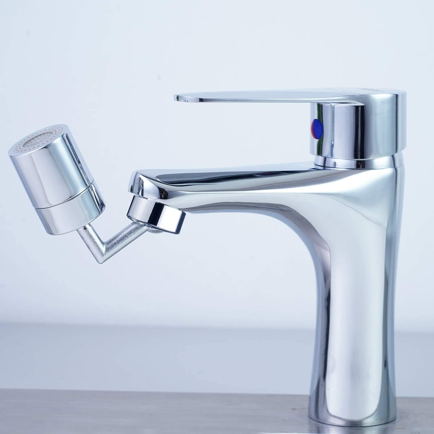Hibbent Hibbent Faucet Aerator 720 ° Angle Spray Large Flow Kitchen Sink Aerators with Dual Function