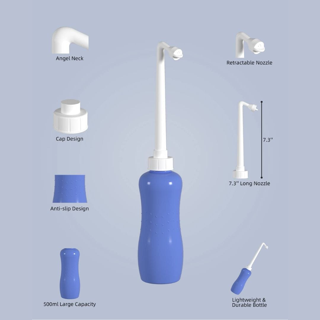 Hibbent Shop Portable Bidet Hibbent Portable Bidet Travel Bidet for Personal Cleansing with Travel Bag - 500ML