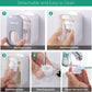 Hibbent Shop Toothpaste Dispenser Hibbent Toothpaste Dispenser Wall Mounted Automatic Toothpaste Squeezer - Grey