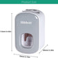 Hibbent Shop Toothpaste Dispenser Hibbent Toothpaste Dispenser Wall Mounted Automatic Toothpaste Squeezer - Grey