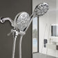Hibbent Shower Head Hibbent Shower Head with Hose 7-spray High Pressure Handheld Shower Head 3-way Water Diverter