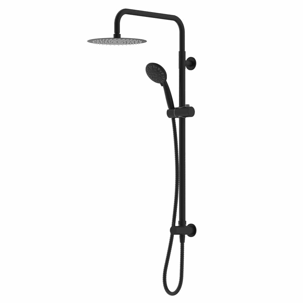 Hibbent Shower Heads Hibbent Rain Shower System with Rainfall Showerhead & Handheld Showerhead All Metal