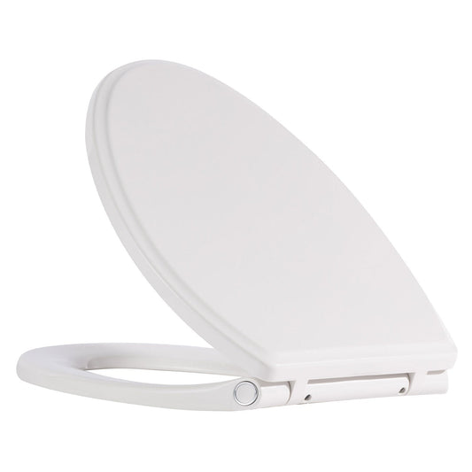 Hibbent Toilet Seats Hibbent One-Click Toilet Seat Cover Quick-Release Premium Toilet Seat Replacement