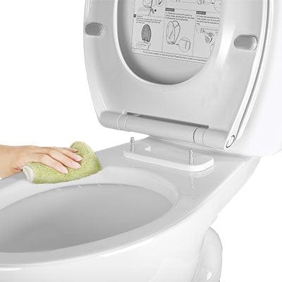 Hibbent Toilet Seats Hibbent One-Click Toilet Seat Cover Quick-Release Premium Toilet Seat Replacement