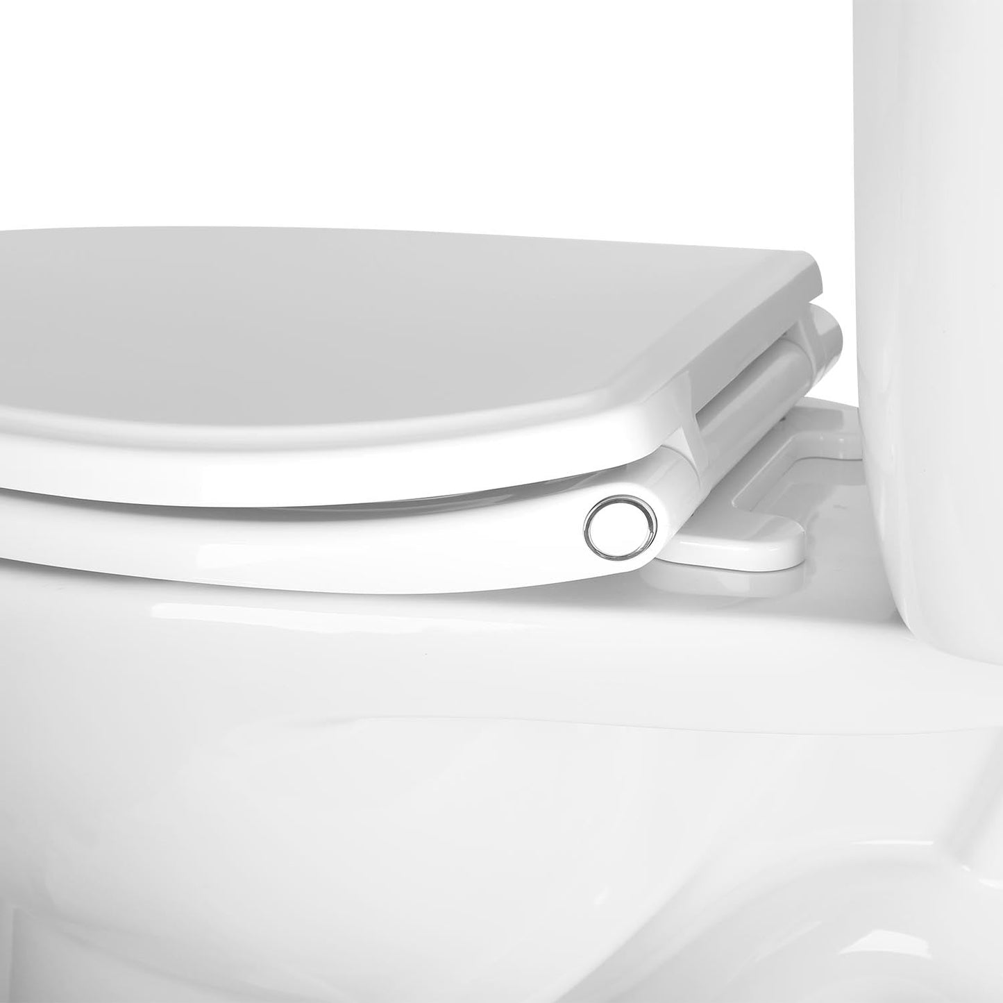 Hibbent Toilet Seats Hibbent One-Click Toilet Seat Cover Quick-Release Premium Toilet Seat Replacement